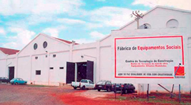 Fábrica de Equipamentos Sociais — Centro de Tecnologia de Construção (Núcleo de Formação de Mão de Obra — Equipamentos Urbanos Modulados)